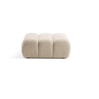 Iš boucle modulinė taburetė smėlio spalvos Bellis – Micadoni Home