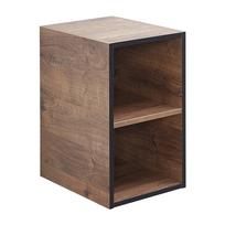 Rudos spalvos pakabinama ąžuolinė spintelė po praustuvu 30x51 cm Set 374 - Pelipal