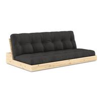 Sulankstoma sofa tamsiai pilkos spalvos 196 cm Base – Karup Design