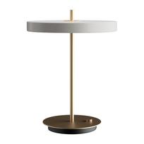 Stalinis šviestuvas baltos spalvos LED su pritemdymo funkcija su metaliniu gaubtu (aukštis 41,5 cm) Asteria Table – UMAGE