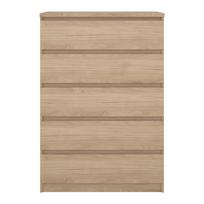 Natūralios spalvos šoninė spintelė iš ąžuolo 77x111x50 cm Naia – Tvilum
