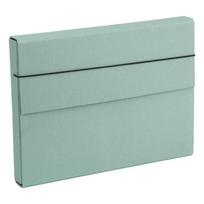 Žalios spalvos iš kartono biuro organizatorius Olof Canvas Paper Laminate – Bigso