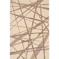 Kilimas iš vilnos smėlio spalvos 100x180 cm Sticks – Agnella