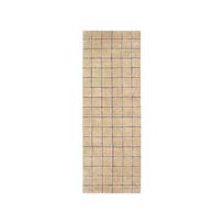Rankų darbo gintarinės spalvos iš vilnos kilimas 80x230 cm Mosaic Amber – Lorena Canals
