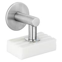 Nerūdijančio plieno magnetinis muilo laikiklis Wenko Turbo-Loc® Matte