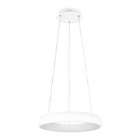 Kabantis šviestuvas baltos spalvos LED su pritemdymo funkcija ø 46 cm su metaliniu gaubtu Cardona – Trio