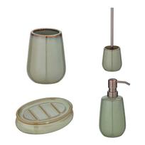 Iš keramikos vonios reikmenų rinkinys žalios spalvos Sermione – Wenko