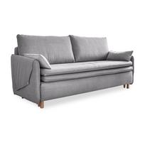 Sulankstoma sofa šviesiai pilkos spalvos 207 cm Simon – Miuform
