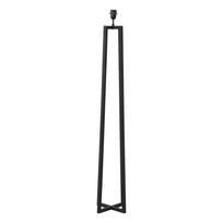 Pastatomos lempos pagrindas matinės juodos spalvos 130 cm Miley – Light & Living
