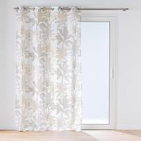 Permatoma užuolaida smėlio spalvos/auksinės spalvos 135x240 cm Vayana – douceur d'intérieur