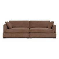 Sofa iš kordinio velveto šviesiai rudos spalvos 266 cm Mobby – Scandic