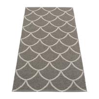 Pilkos spalvos lauko kilimas 70x150 cm Kotte Charcoal – Pappelina