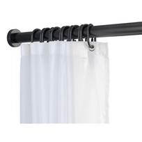 Juodos spalvos teleskopinis vonios strypas Weko Luz, ilgis 70-115 cm