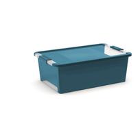 Iš plastiko daiktadėžė smaragdinės spalvos su dangčiu 55x35x19 cm Bi-Box – KIS