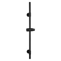 Juodas nerūdijančio plieno sieninis dušo strypas 66 cm Basic - Wenko