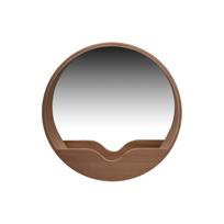 Sieninis veidrodis su daiktų laikymo vieta Zuiver Round Wall, ⌀ 40 cm