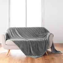 Iš mikroflanelės lovatiesė pilkos spalvos 180x220 cm Arya – douceur d'intérieur