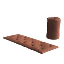 Ypač minkštas futono čiužinys raudonos plytų spalvos 70x190 cm Bed In A Bag – Karup Design