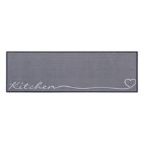 Pilkas kilimas Zala Living Kitchen, 50 x 150 cm
