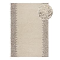 Rankų darbo iš vilnos mišinio kilimas kreminės spalvos 160x230 cm Minerals Border – Flair Rugs