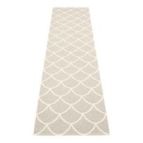 Kreminės spalvos lauko kilimas 70x300 cm Kotte Linen – Pappelina