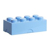 Šviesiai mėlynos spalvos iš plastiko vaikiška daiktadėžė 20x10x7 cm – LEGO®