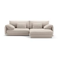 Kampinė sofa smėlio spalvos (su dešiniuoju kampu) Torino – Micadoni Home