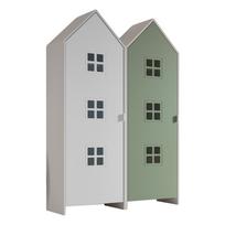 Vaikiška spinta baltos spalvos/žalios spalvos 115x171,5 cm CASAMI BRUGES – Vipack