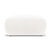 Pufas baltos spalvos iš boucle Molino – Micadoni Home
