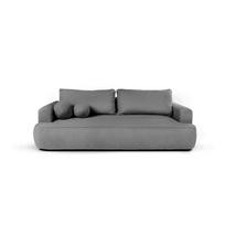 Iš boucle sulankstoma sofa pilkos spalvos 247 cm Quinoa – Bonami Selection