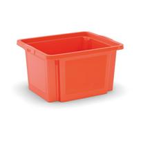Oranžinės spalvos iš plastiko daiktadėžė 42x35x23 cm H-Box S – KIS