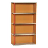 Iš uosio masyvo knygų lentyna oranžinės spalvos 60x109 cm Apollo – Hübsch