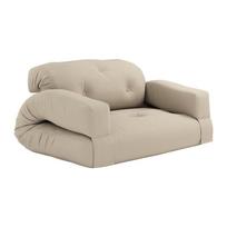 Smėlio spalvos lauko sofa-lova Karup Design OUT™ Hippo Beige