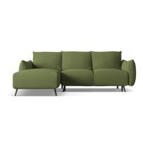 Žalios spalvos kampinė sofa (su kairiuoju kampu) Malie – Makamii