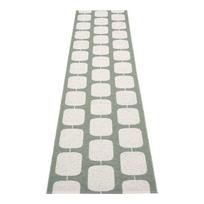 Žalios spalvos/kreminės spalvos lauko kilimas 70x300 cm Sten Army – Pappelina