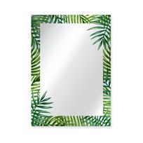 Sieninis veidrodis Surdic Espejo Decorado Monstera, 50 x 70 cm