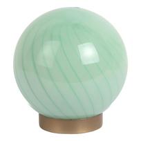 Šviesiai žalios spalvos stalinis šviestuvas (aukštis 17 cm) su stiklo gaubtu Summer Globe – Leitmotiv