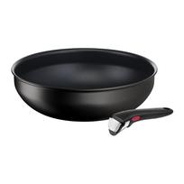 Iš aliuminio keptuvė su nelimpančia danga/su nuimama rankena ø 26 cm INGENO Eco Resist L3979302 – Tefal