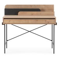 Iš ąžuolo masyvo paslepiamas rašomasis stalas 60x113 cm Lila – Marckeric