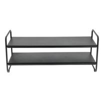 Juodos spalvos iš plieno batų lentyna 33x33x80 cm A-Shoe – Zone