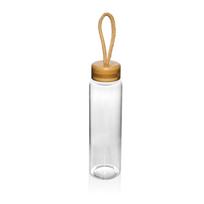 Stiklinis buteliukas su bambukiniu dangteliu Bambum Diem, 500 ml