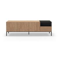 TV spintelė natūralios spalvos 180x55 cm Cailin – Marckeric