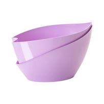 Pastelinės violetinės spalvos savaiminio laistymo vazonas Plastia Doppio