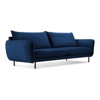 Mėlyna aksomo sofa 200 cm Vienna - Cosmopolitan Design