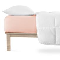 Paklodė iš jersey audinio šviesiai rožinės spalvos su guma 140x200 cm Boxspring – Andrea Simone