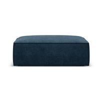 Tamsiai mėlynos spalvos taburetė iš šenilinio audinio Vanda – Mazzini Sofas