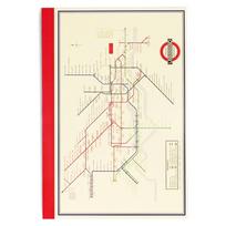 Užrašinė 60 psl. A5 Heritage Tube Map – Rex London