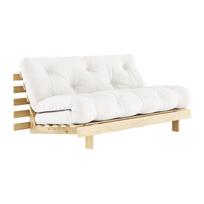 Natūralios spalvos sofa lova 160 cm Roots - Karup Design