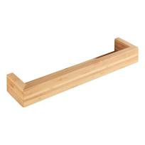 Bambukinė sieninė lentyna Weko Dark, plotis 40 cm