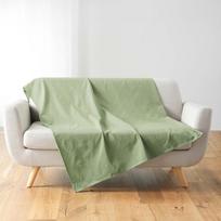 Lovatiesė žalios spalvos 220x240 cm Lucile – douceur d'intérieur